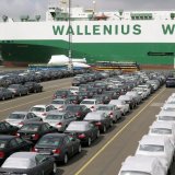 A l'instar des exportations chinoises, les flux commerciaux allemands en direction des Etats-Unis se sont taris en août. (archive) KEYSTONE/EPA/INGO WAGNER